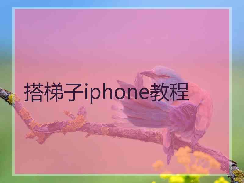 搭梯子iphone教程