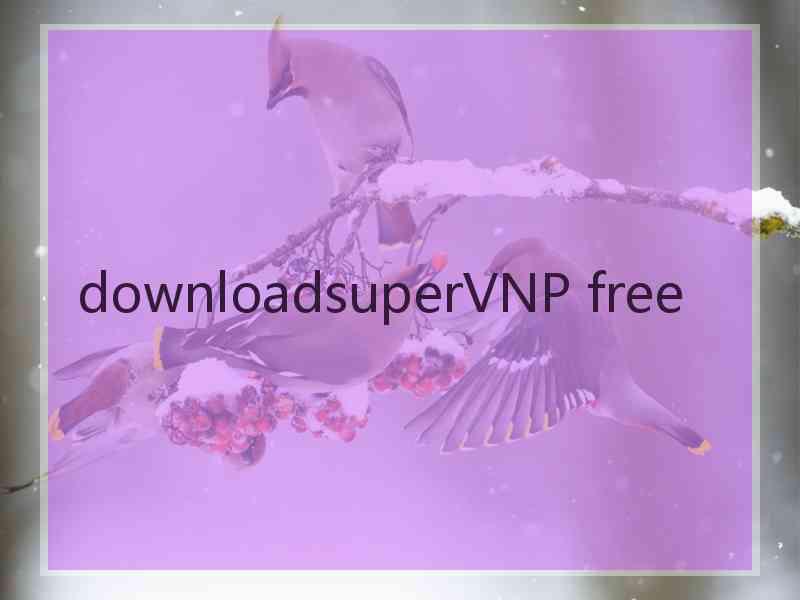 downloadsuperVNP free