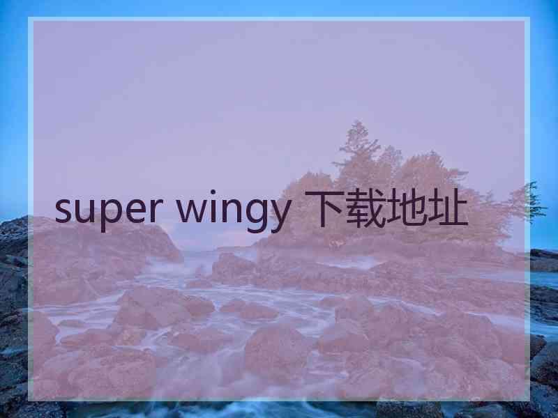 super wingy 下载地址