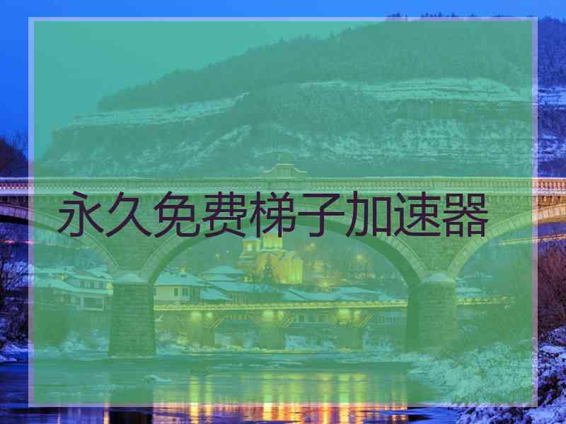 永久免费梯子加速器