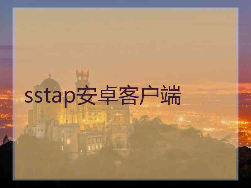sstap安卓客户端