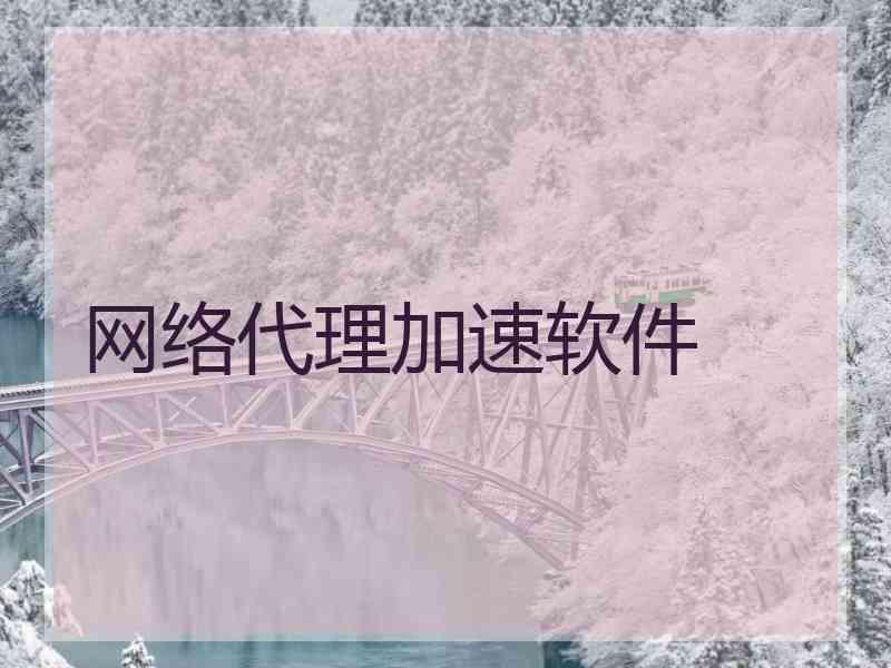 网络代理加速软件
