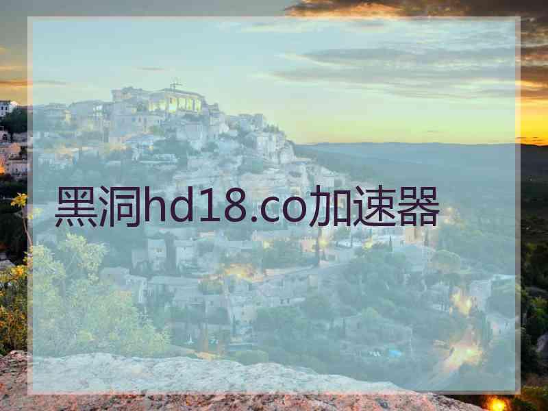 黑洞hd18.co加速器