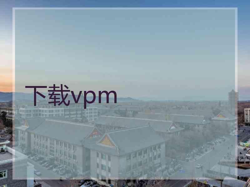 下载vpm