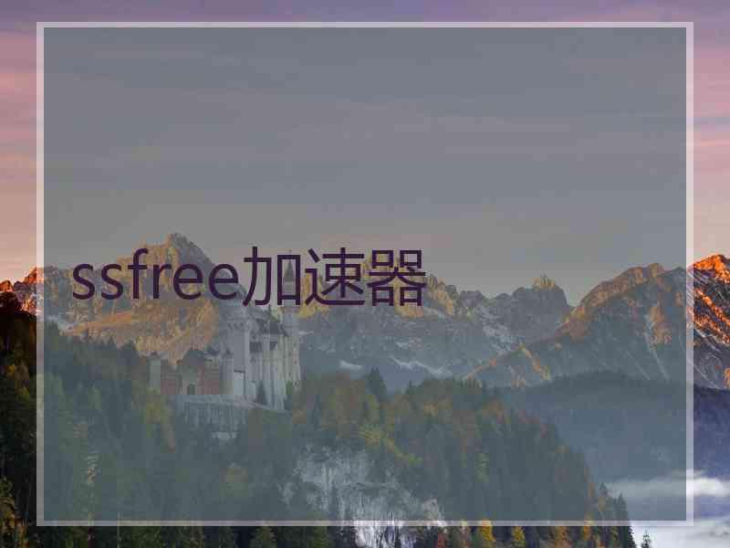 ssfree加速器