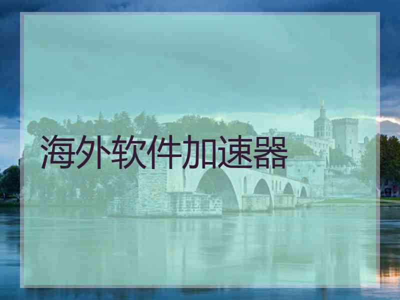 海外软件加速器