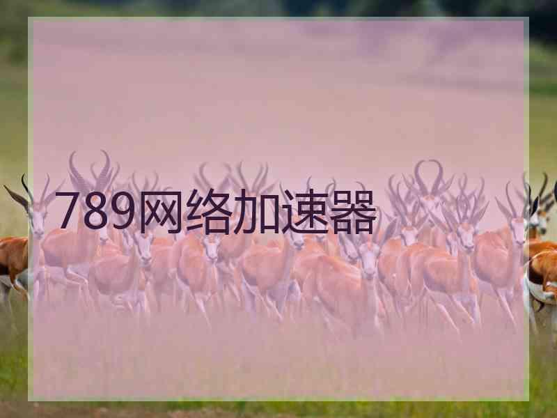 789网络加速器