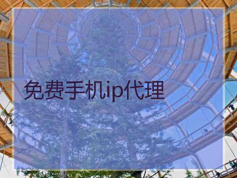 免费手机ip代理