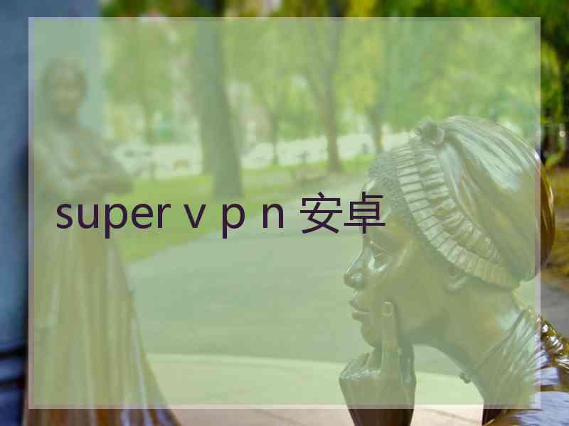 super v p n 安卓