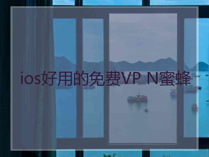 ios好用的免费VP N蜜蜂