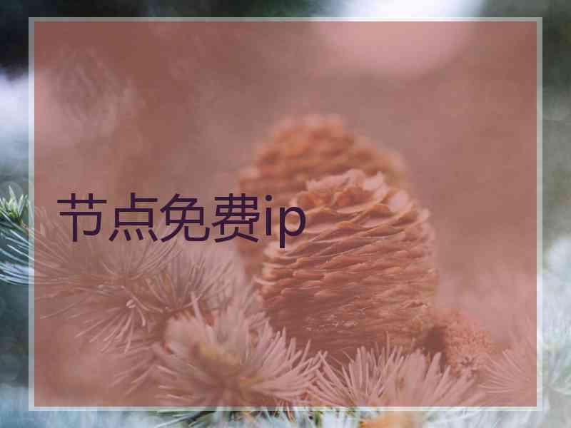 节点免费ip